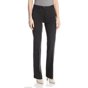 💋3/$18💋 NWT NYDJ Not Your Daughters Jeans Ponte Charcoal Trousers Womens 00P
